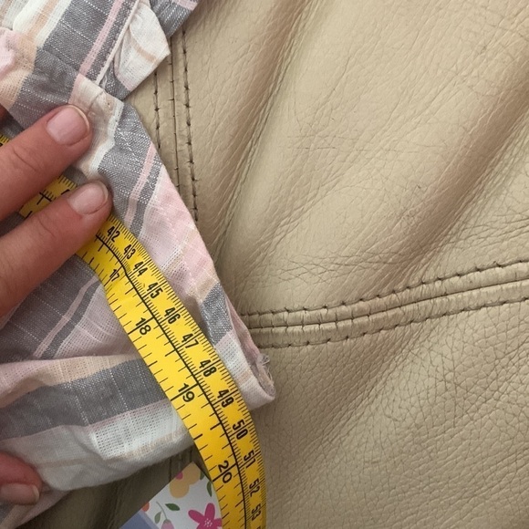 Madison Grey Striped Ruffle Dress cotton‎ summer Sunday size XL boho - Picture 13 of 15